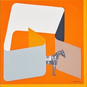 Hermes, La Serpentine De Pierre Charpin Scarf 45